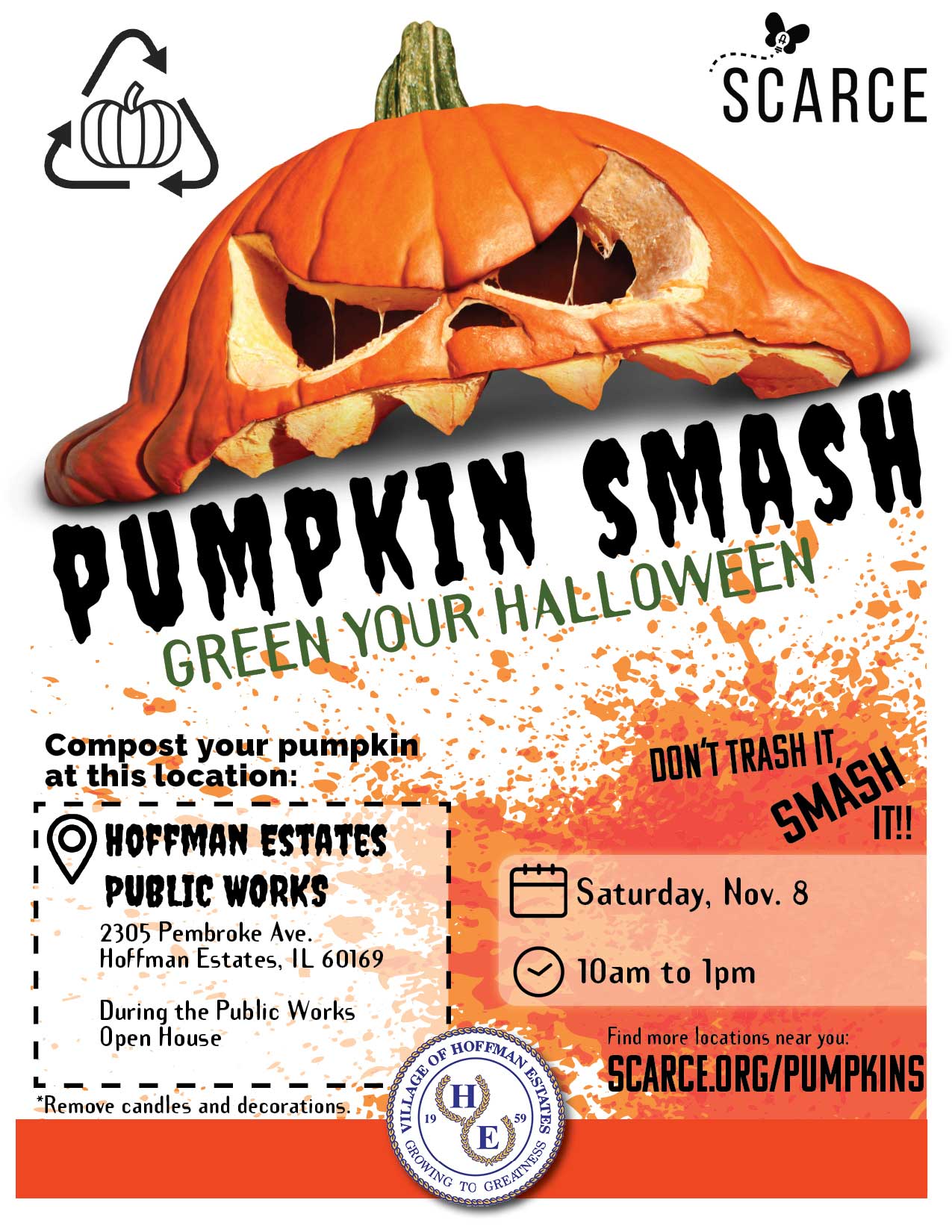 Pumpkin Smash Flyer